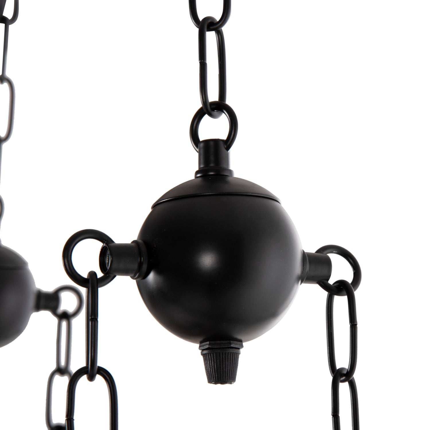 Таванна лампа 4117 дърво-метал-стъкло 116 см