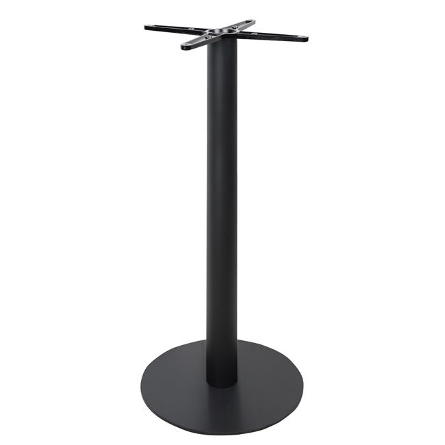 Основа за бар маса 411 черен цвят метална Φ50X108