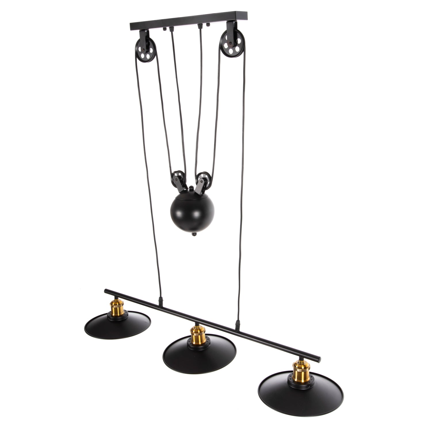 Таванна лампа 4120 черен цвят 91x91x95.5см