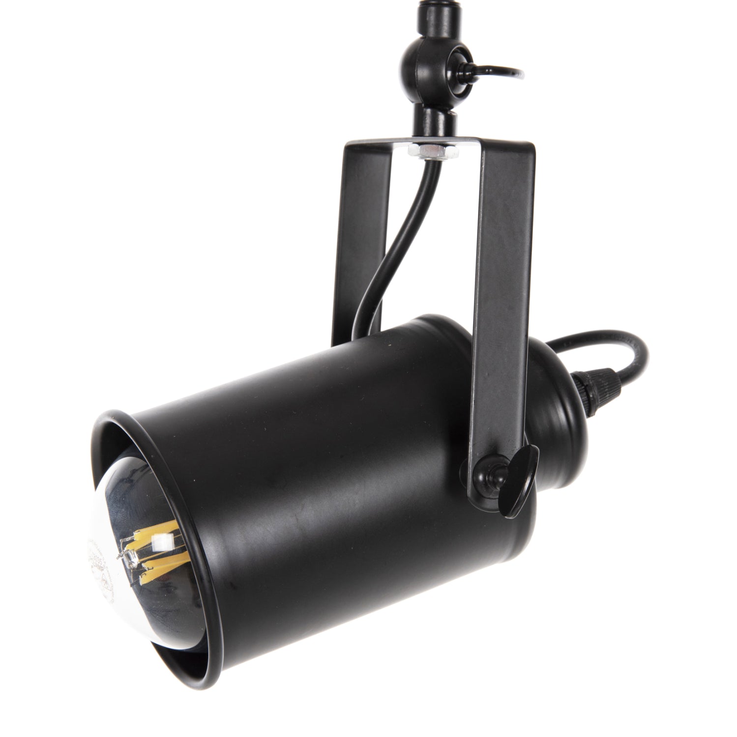 Таванна лампа 4124 черен цвят 70.5x14x50Всм