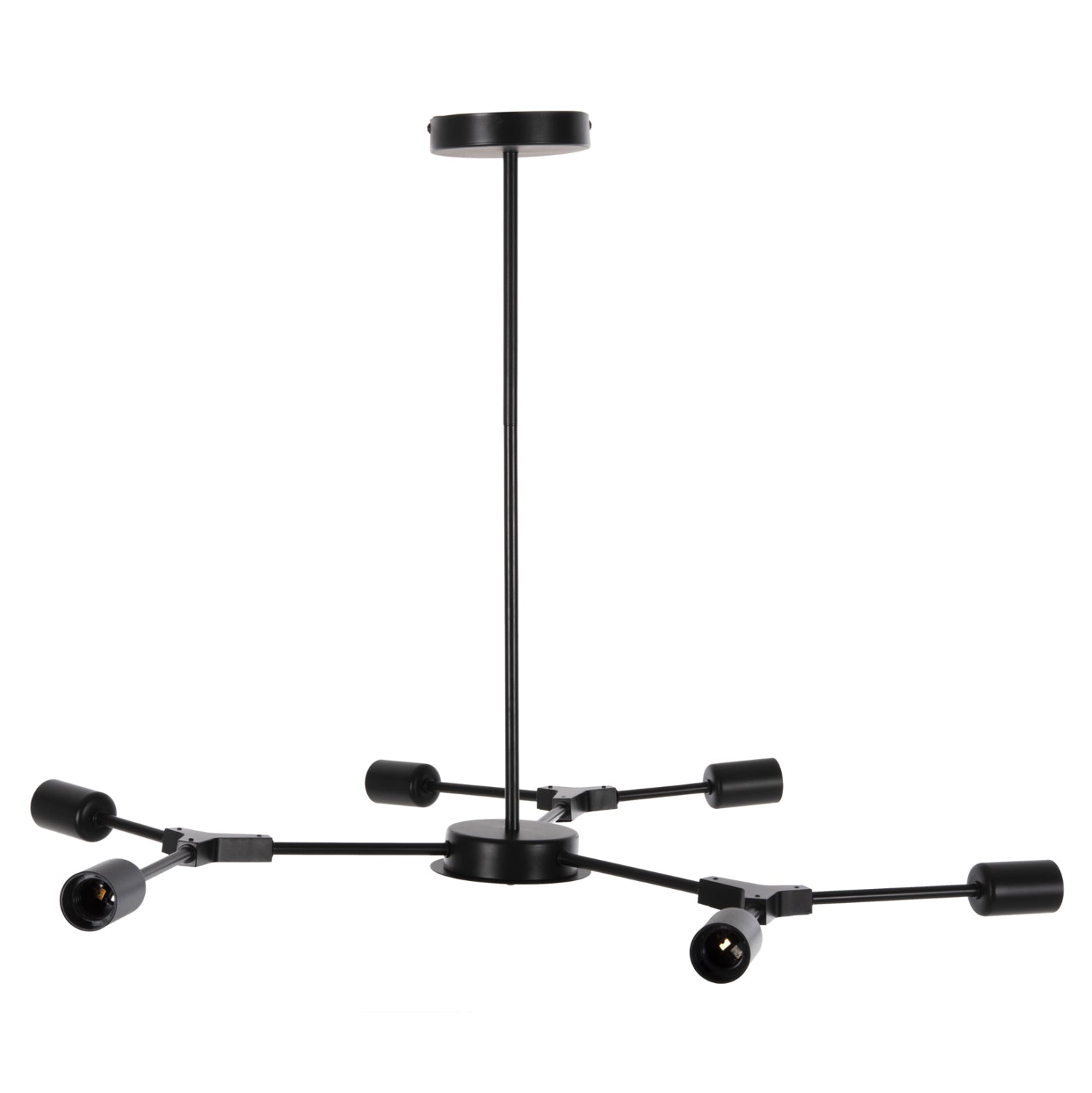 Таванна лампа 4125 черен цвят 75x75x75см