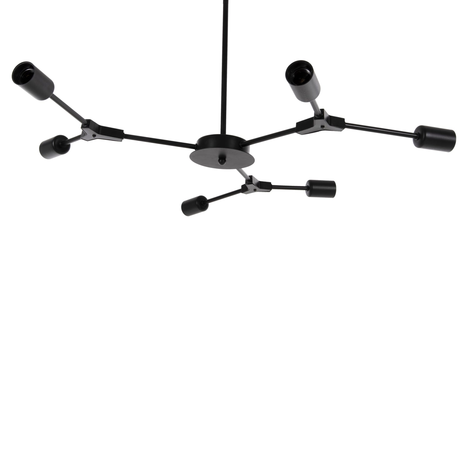 Таванна лампа 4125 черен цвят 75x75x75см