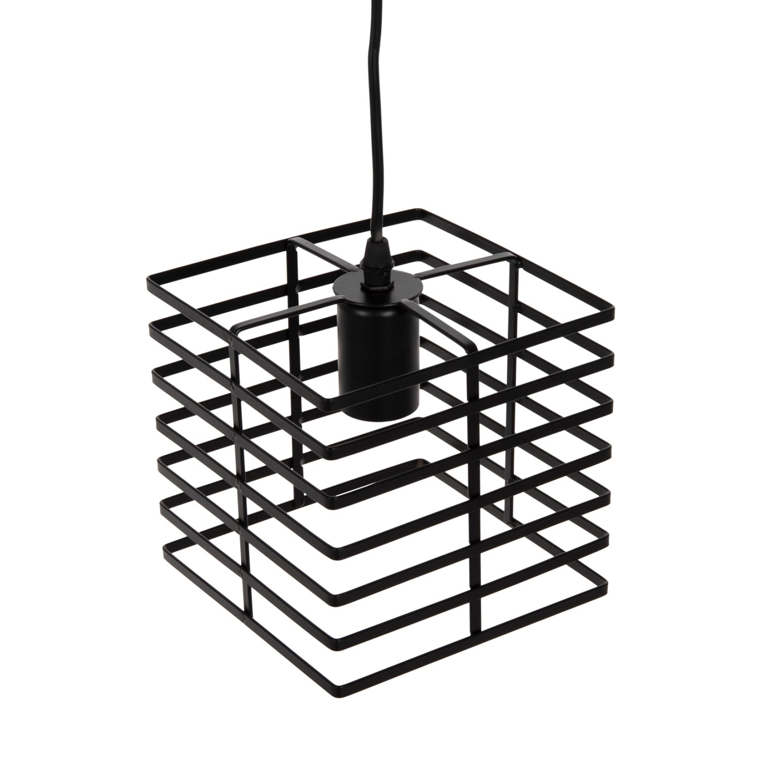 Таванна лампа 4131 черен цвят 16x16x124см