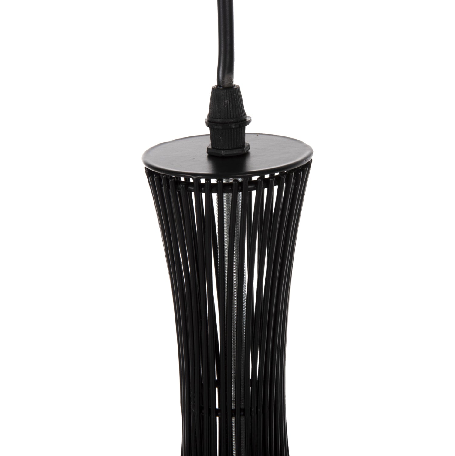 Таванна лампа 4132 черен цвят Φ30x50Hcm