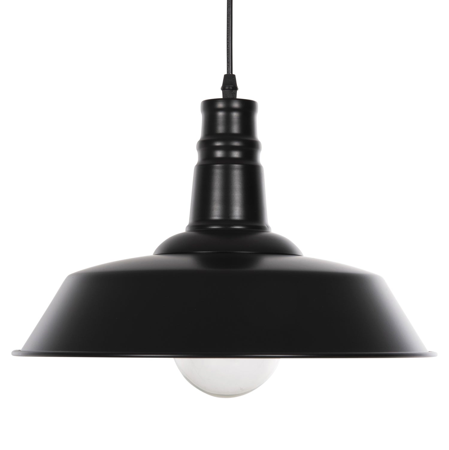 Таванна лампа 4136 черен цвят Φ35x112см