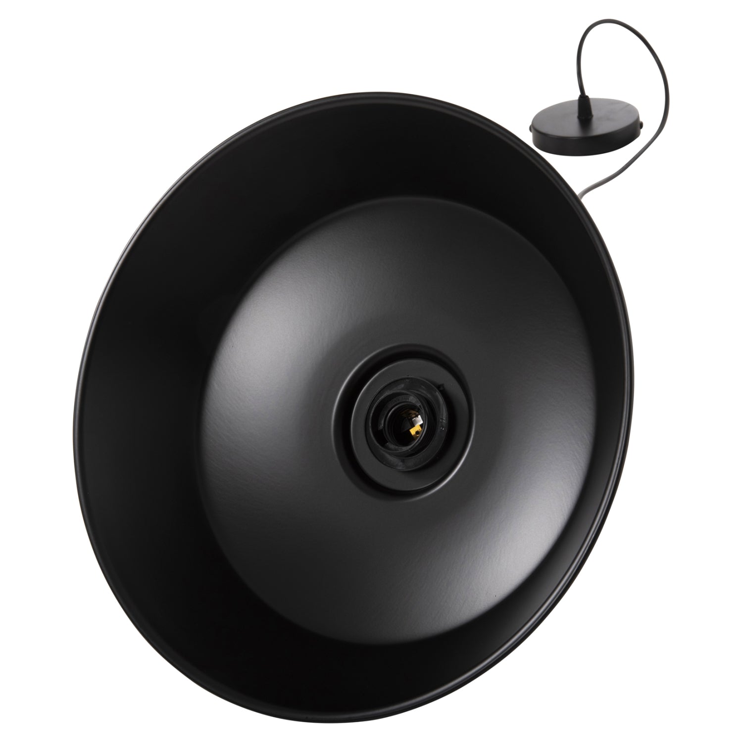 Таванна лампа 4136 черен цвят Φ35x112см