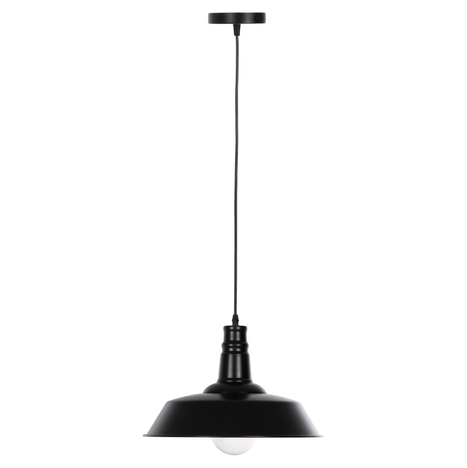 Таванна лампа 4136 черен цвят Φ35x112см