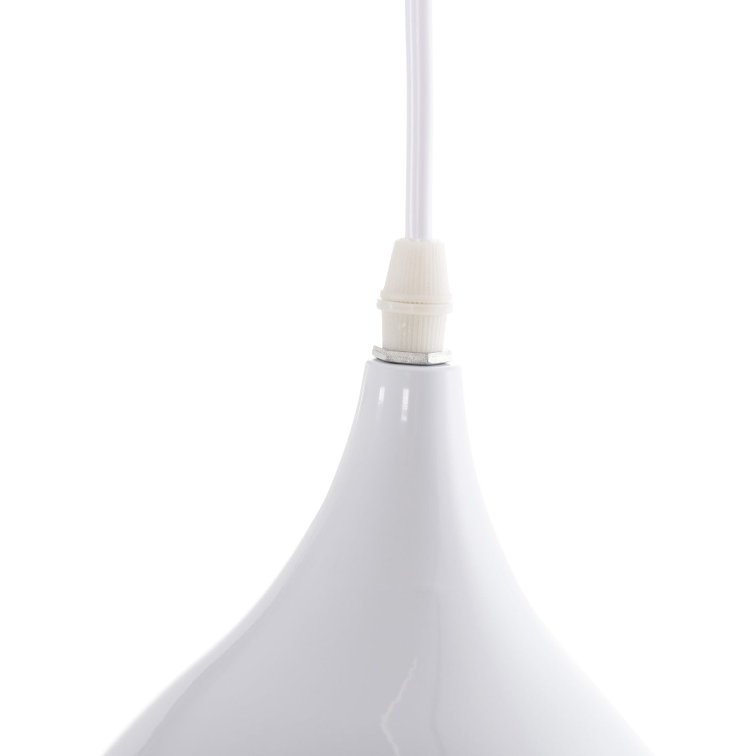 Таванна лампа 4138 бял цвят Φ33x33-115см