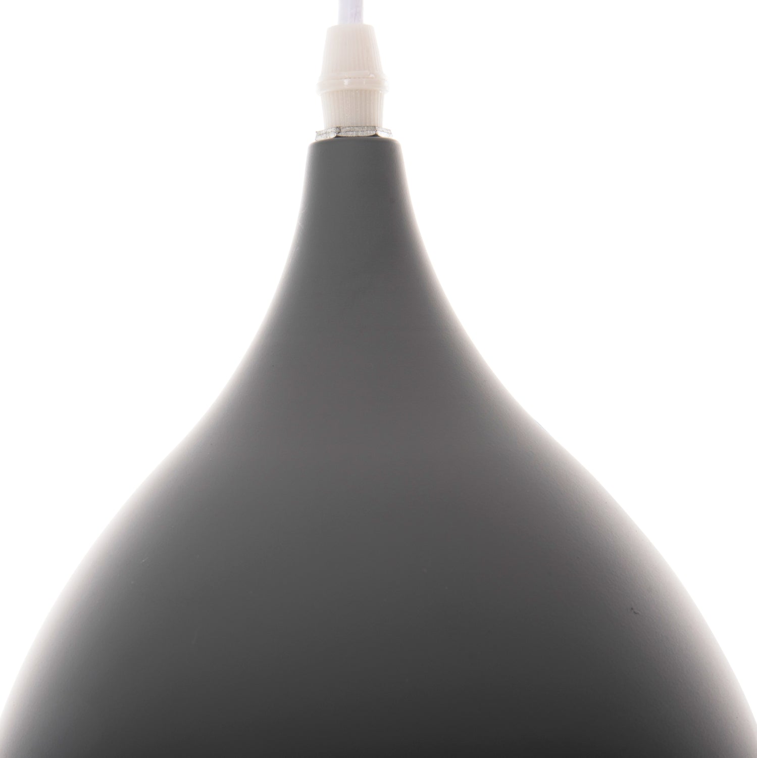 Таванна лампа 4139 сив-бял цвят Φ33x33-115см