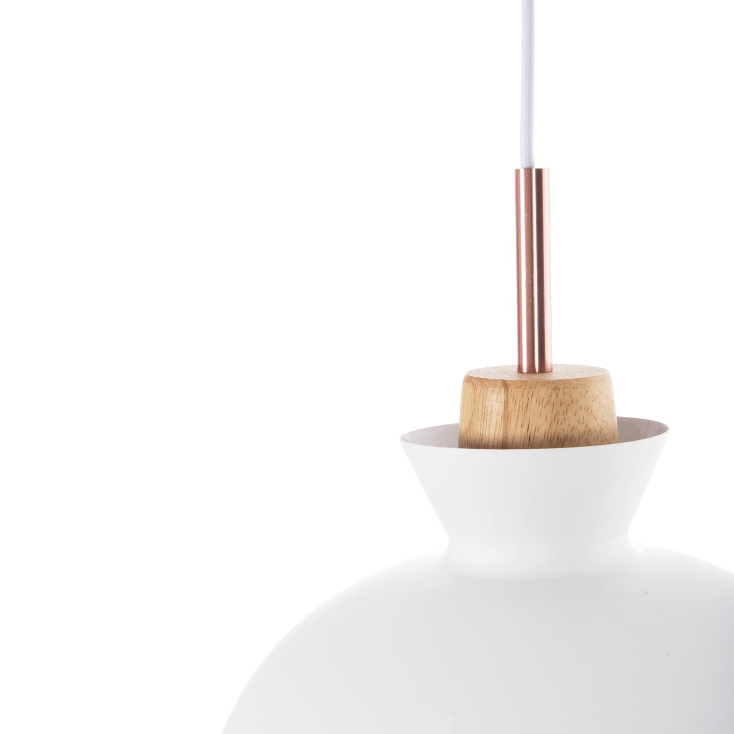 Таванна лампа 4142  цвят сив-черен-бял