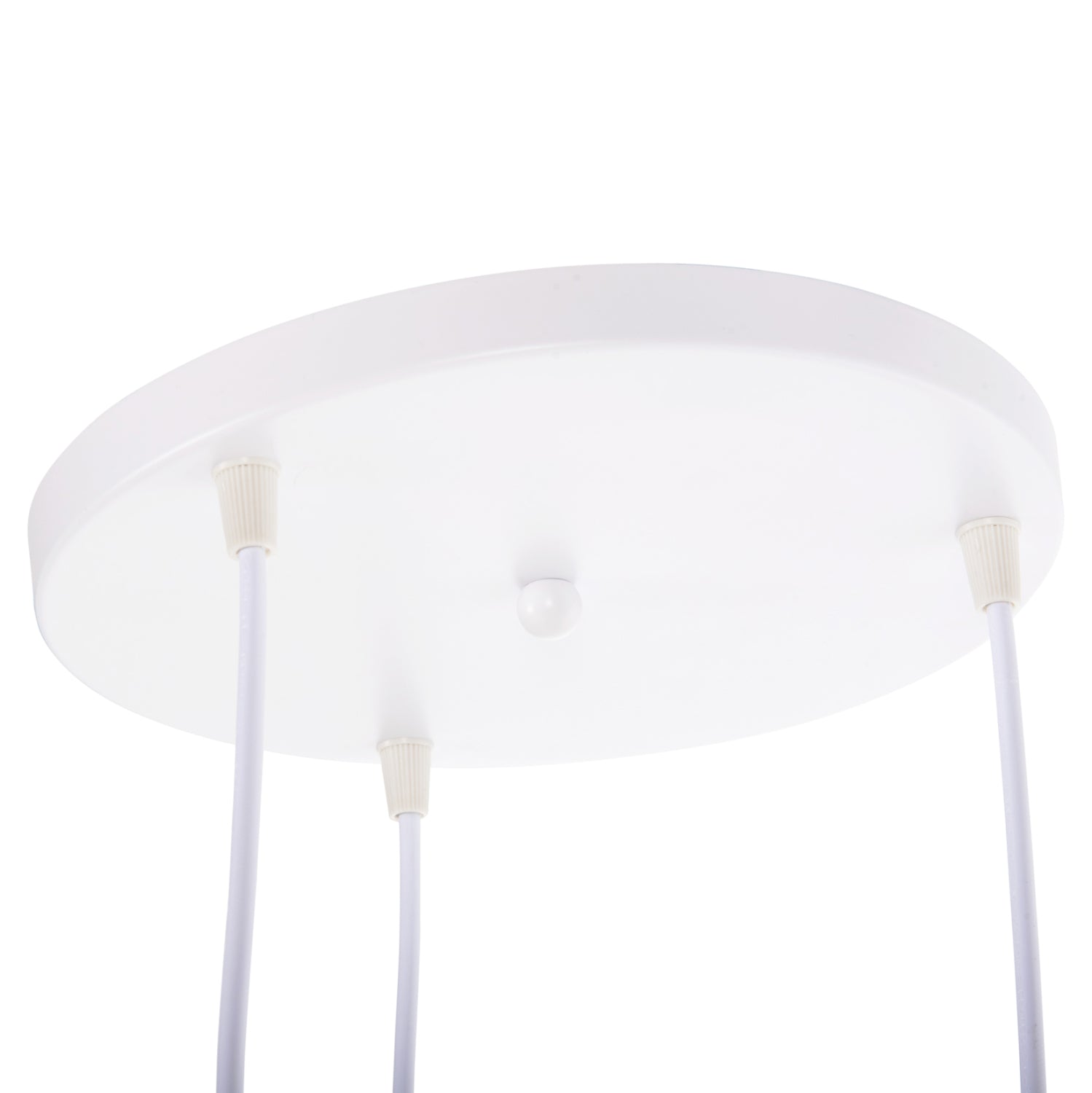 Таванна лампа 4142  цвят сив-черен-бял