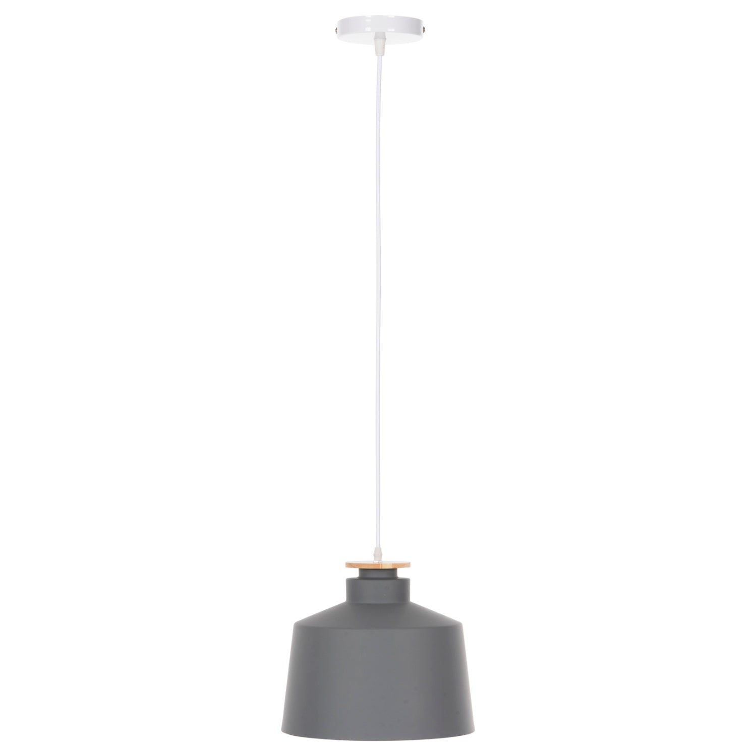 Таванна лампа 4158 сив цвят  Φ30x123.5Hcm