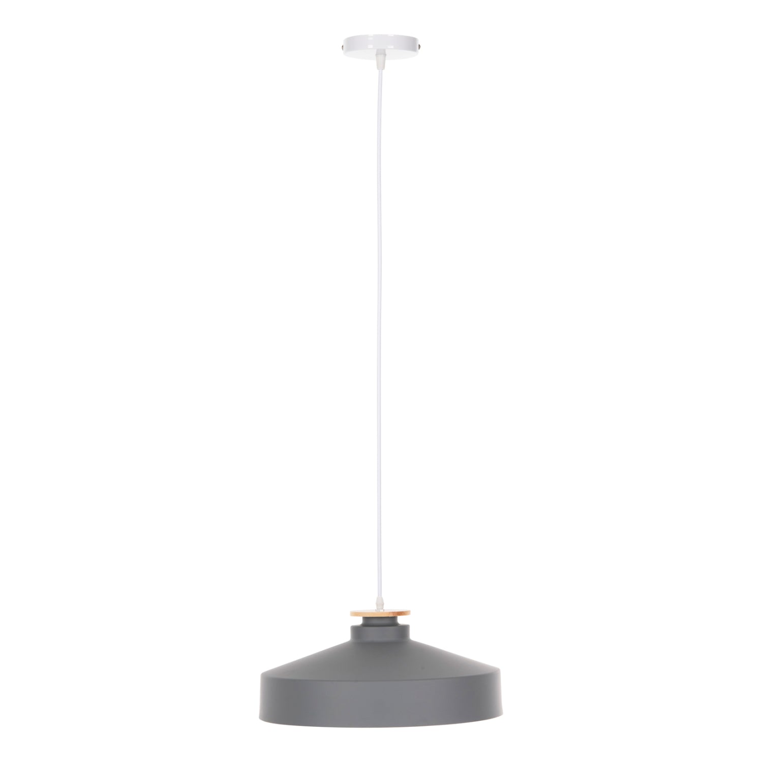 Таванна лампа 4159 сив цвят Φ40x116Hcм