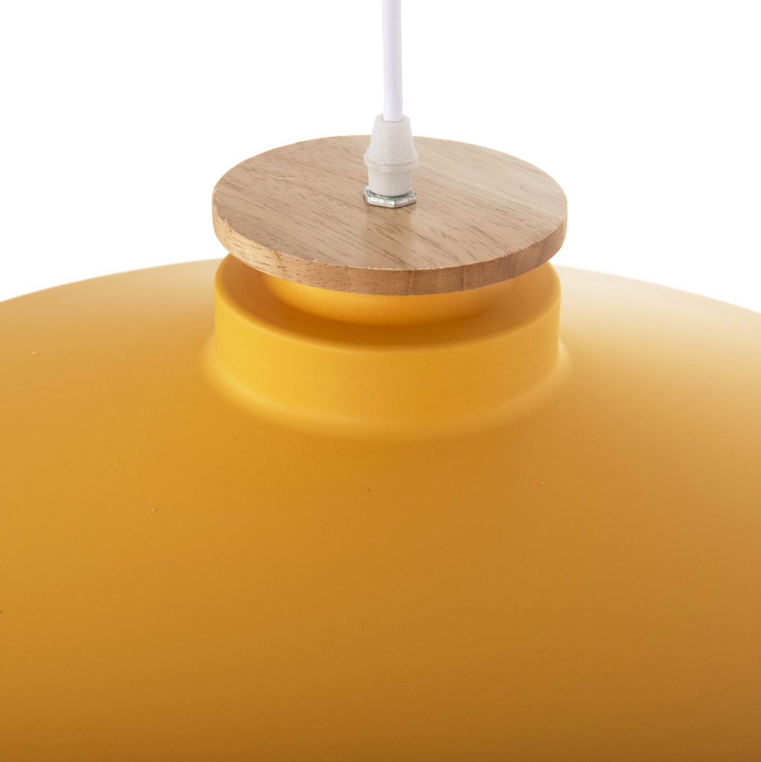 Таванна лампа 4159 жълт цвят  φ40x116см