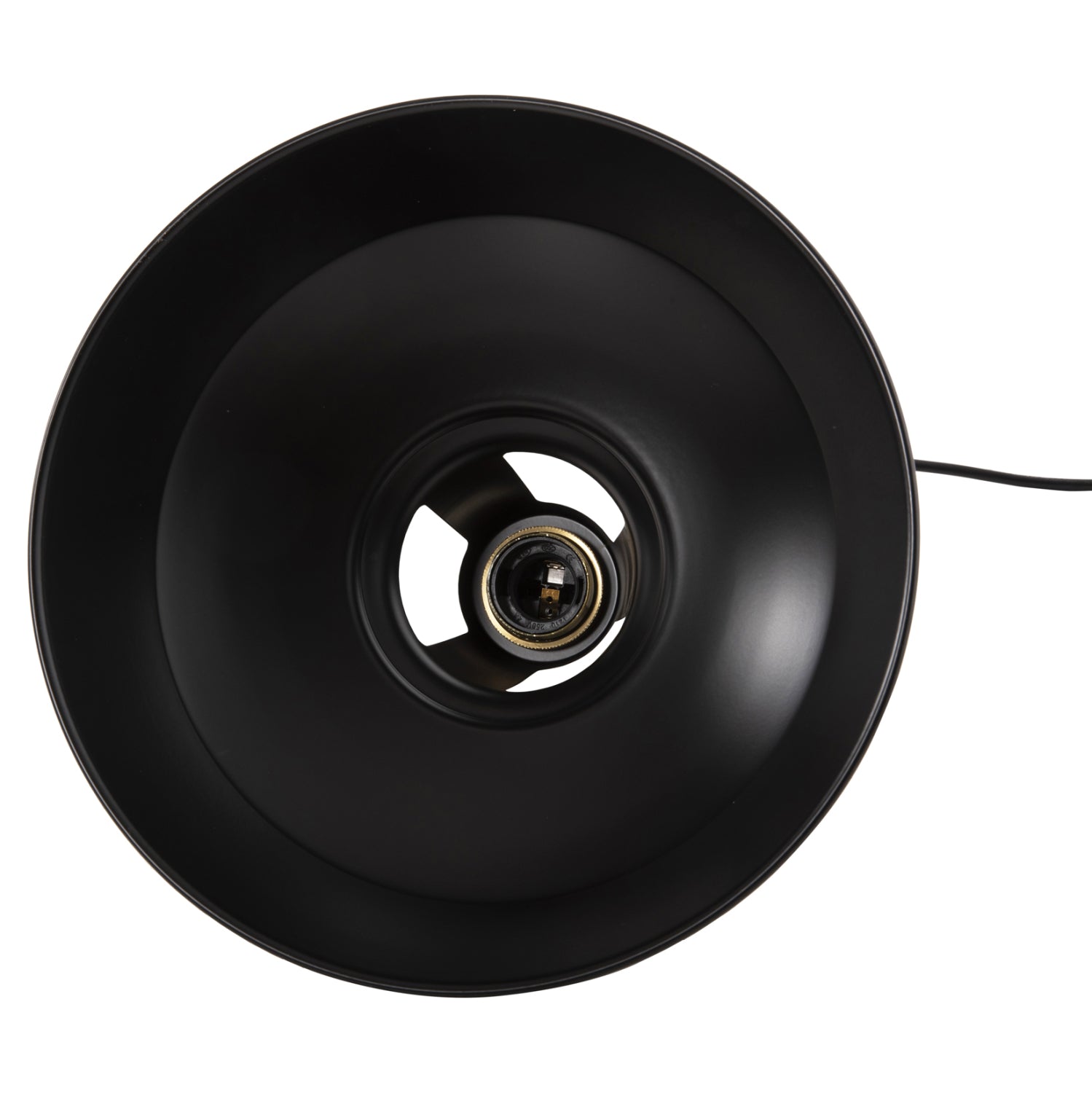 Таванна лампа 4161 черен-златист цвят Φ31x120см