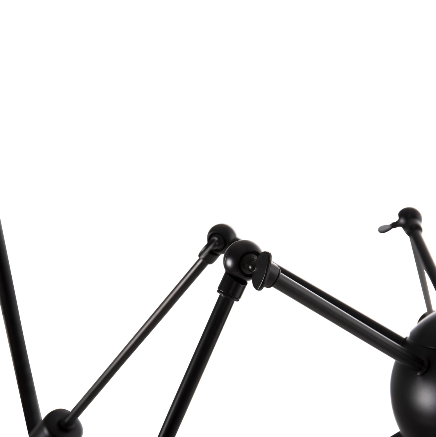 Таванна лампа 4167 черен цвят Φ92x120Hcm