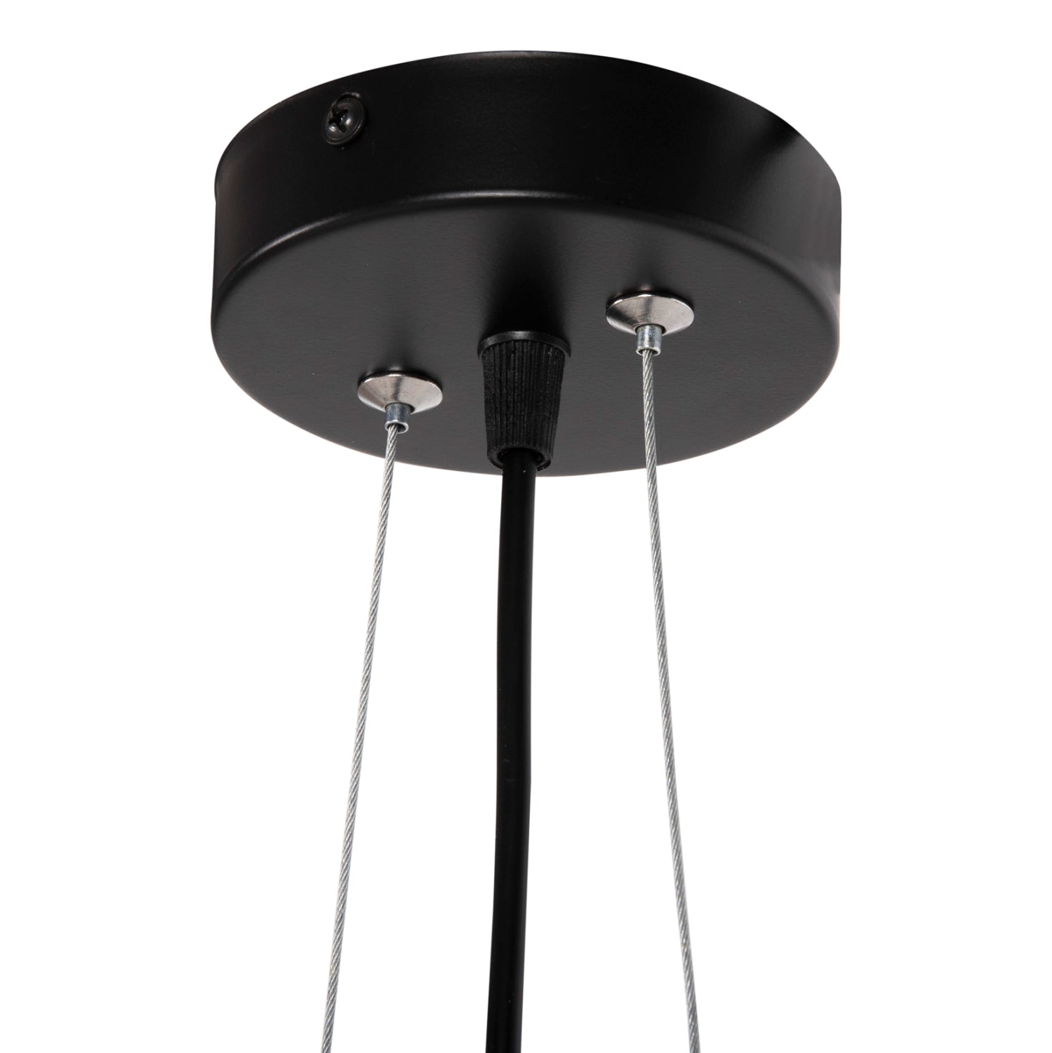 Пенсална ламина за таван, черна метална тръба - 2 лампи φ6x60χсм.