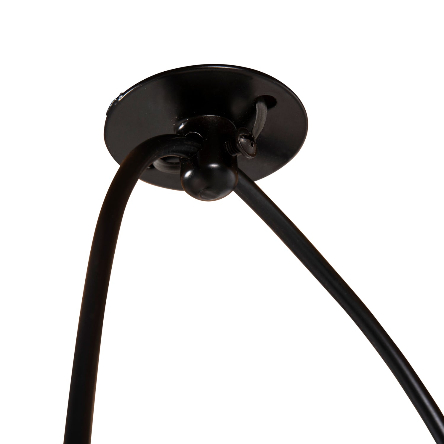 Таванна лампа 4175 черен цвят Φ100x180см