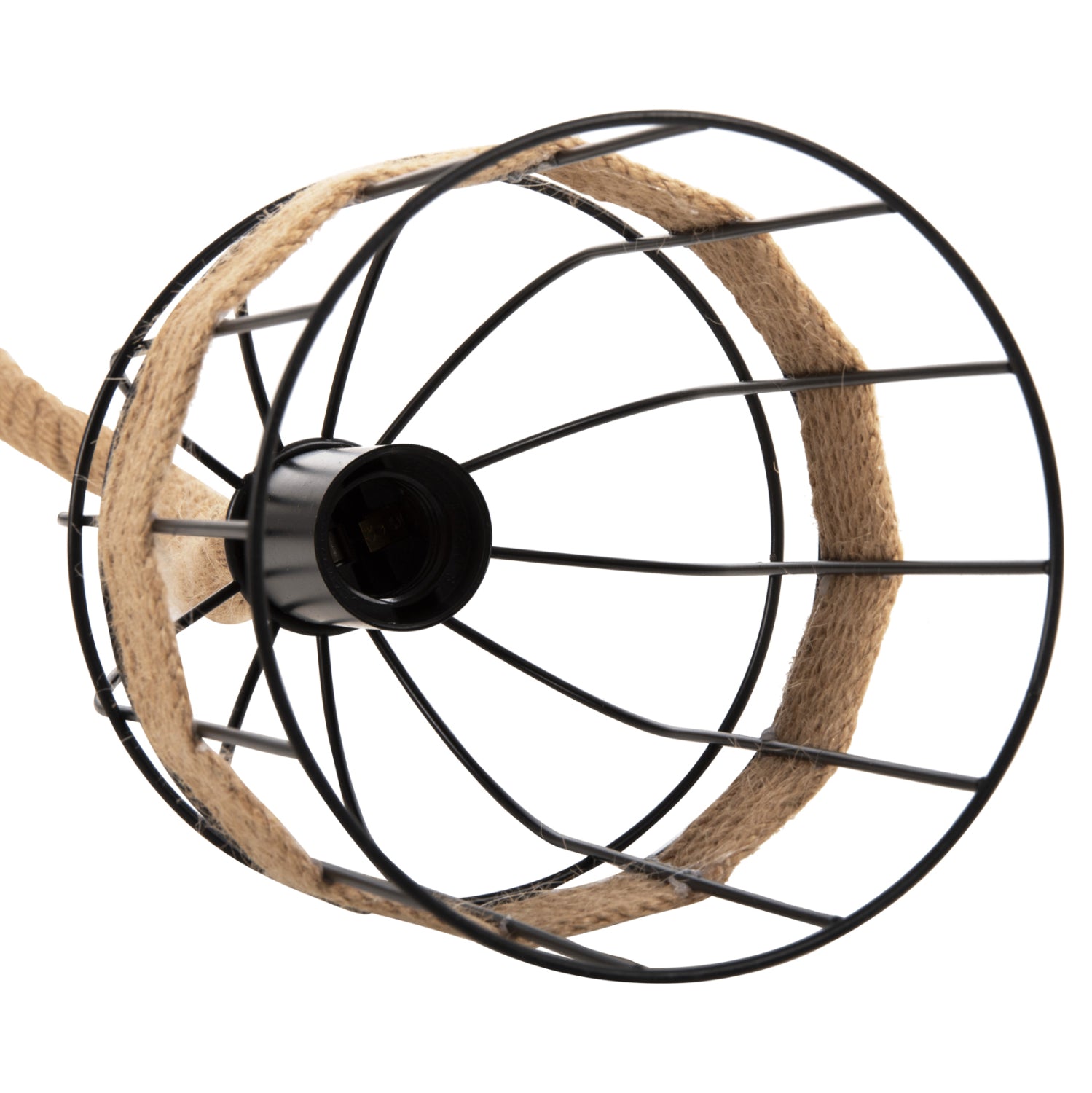 Таванна лампа 4180 метал-въже  80x14.5x137см