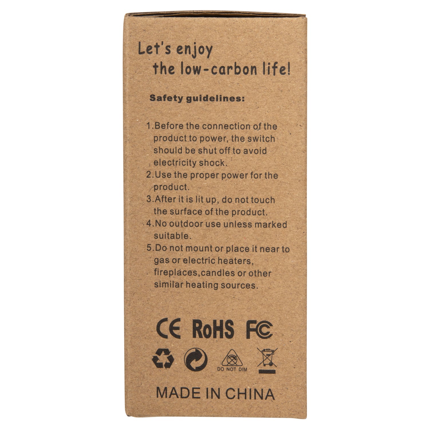 Led крушка прозрачна 12W E27 2700K