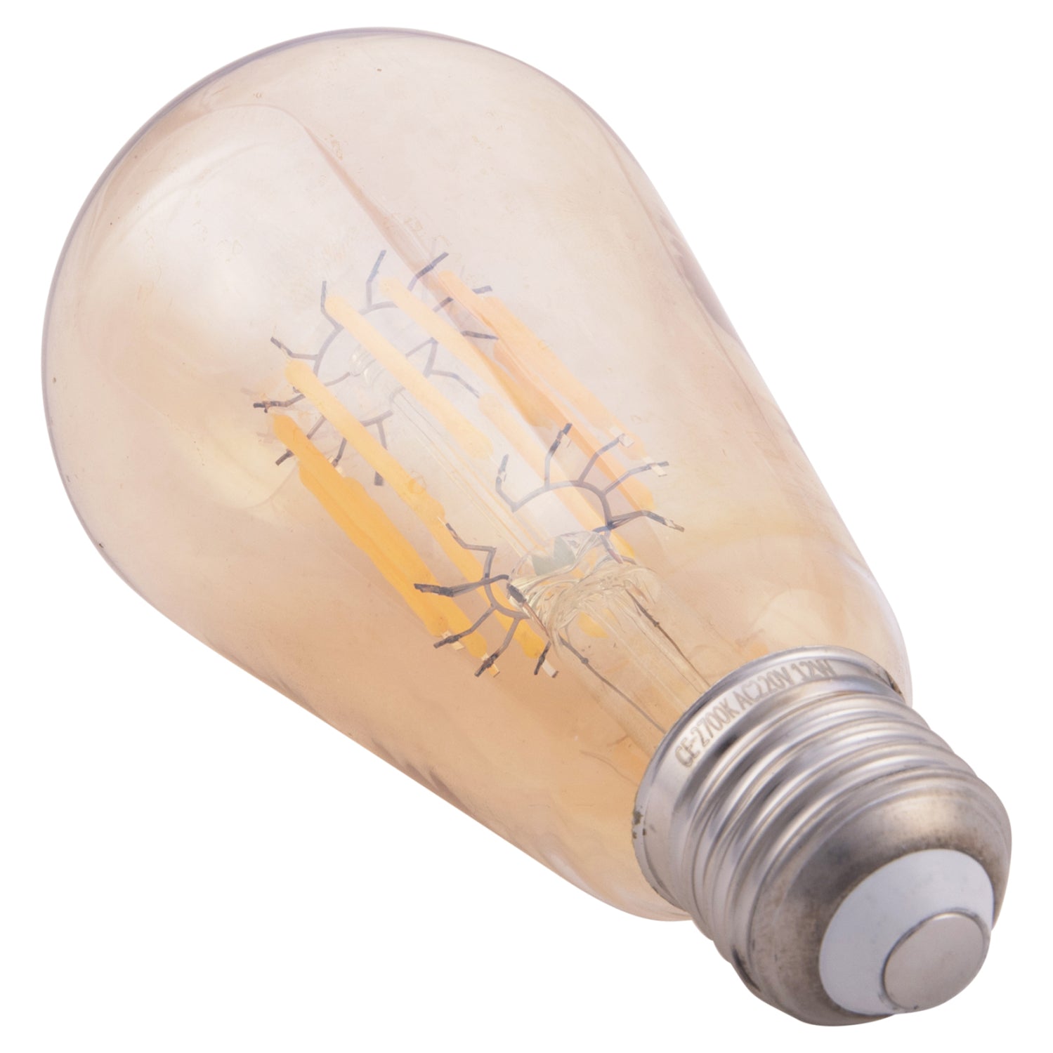 Led крушка  златист цвят 12W E27 2700K