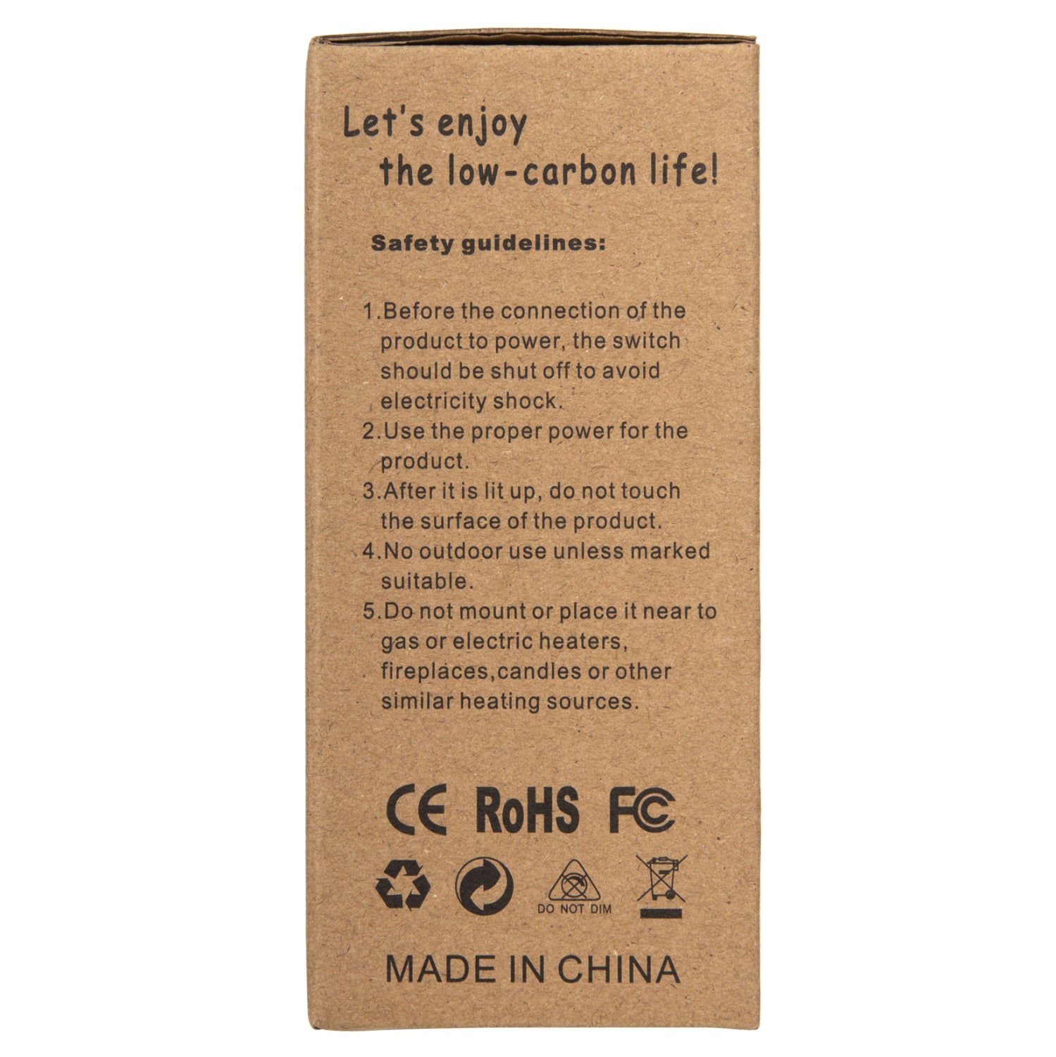 Led крушка  златист цвят 12W E27 2700K