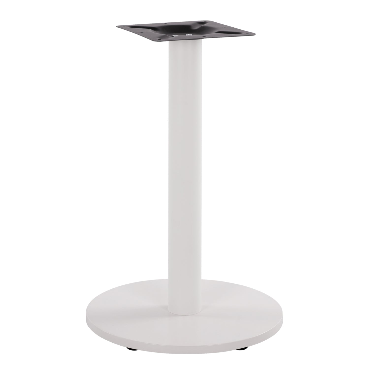 Основа за маса 419  метална бял мат φ45x72cm с регулатори