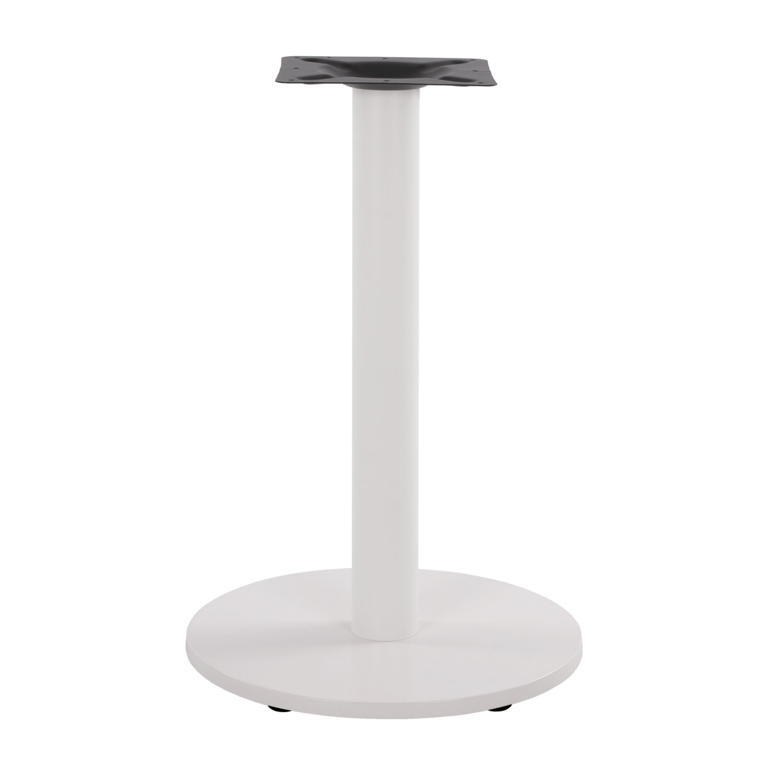 Основа за маса 419  метална бял мат φ45x72cm с регулатори