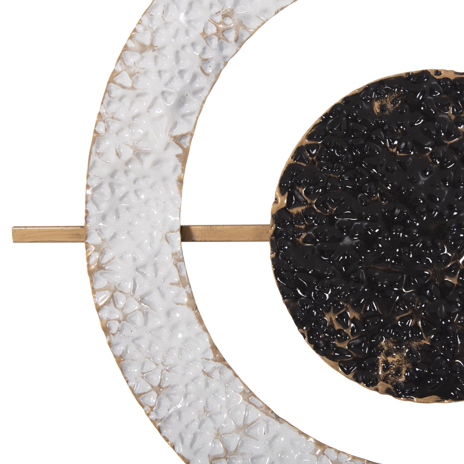 Часовник цвят черен-бял  117x49