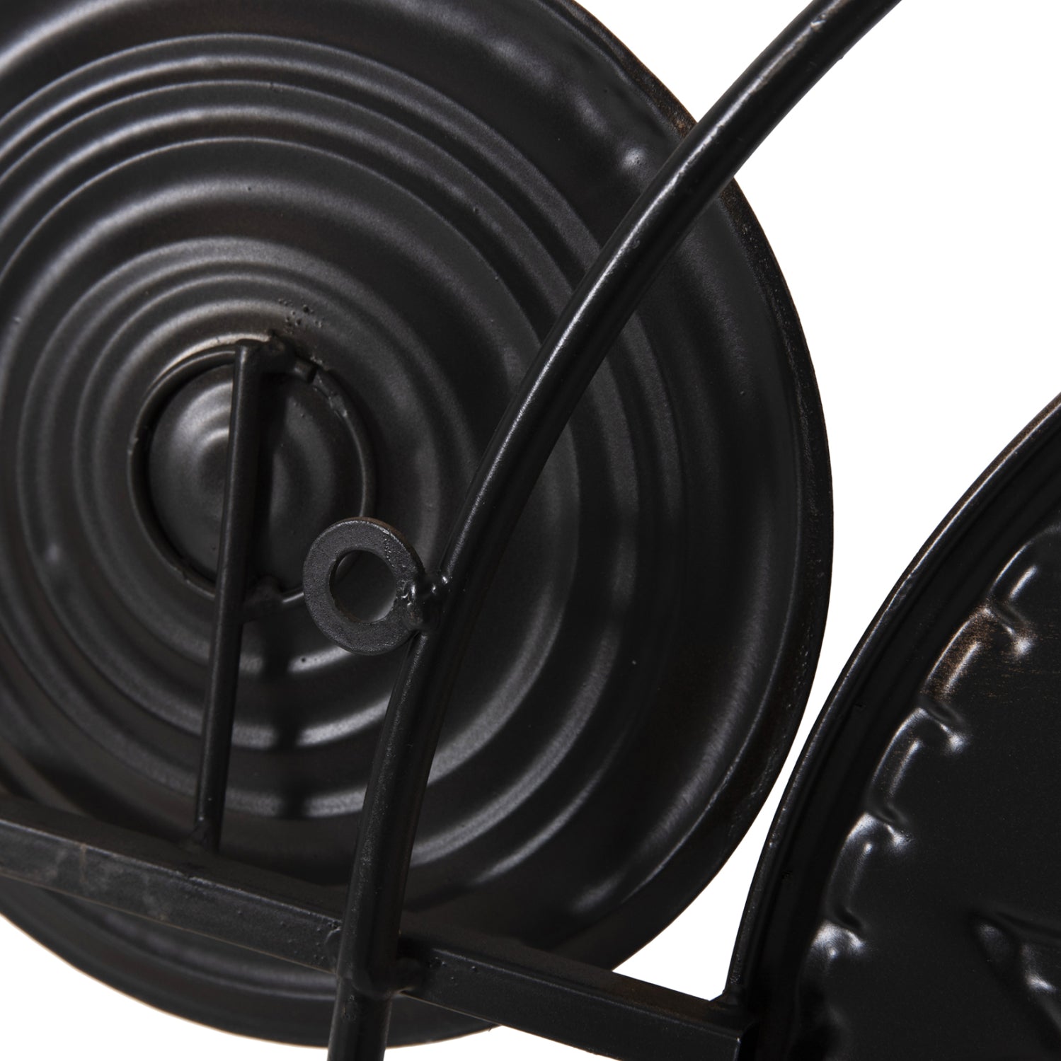 Часовник цвят черен-бял  117x49