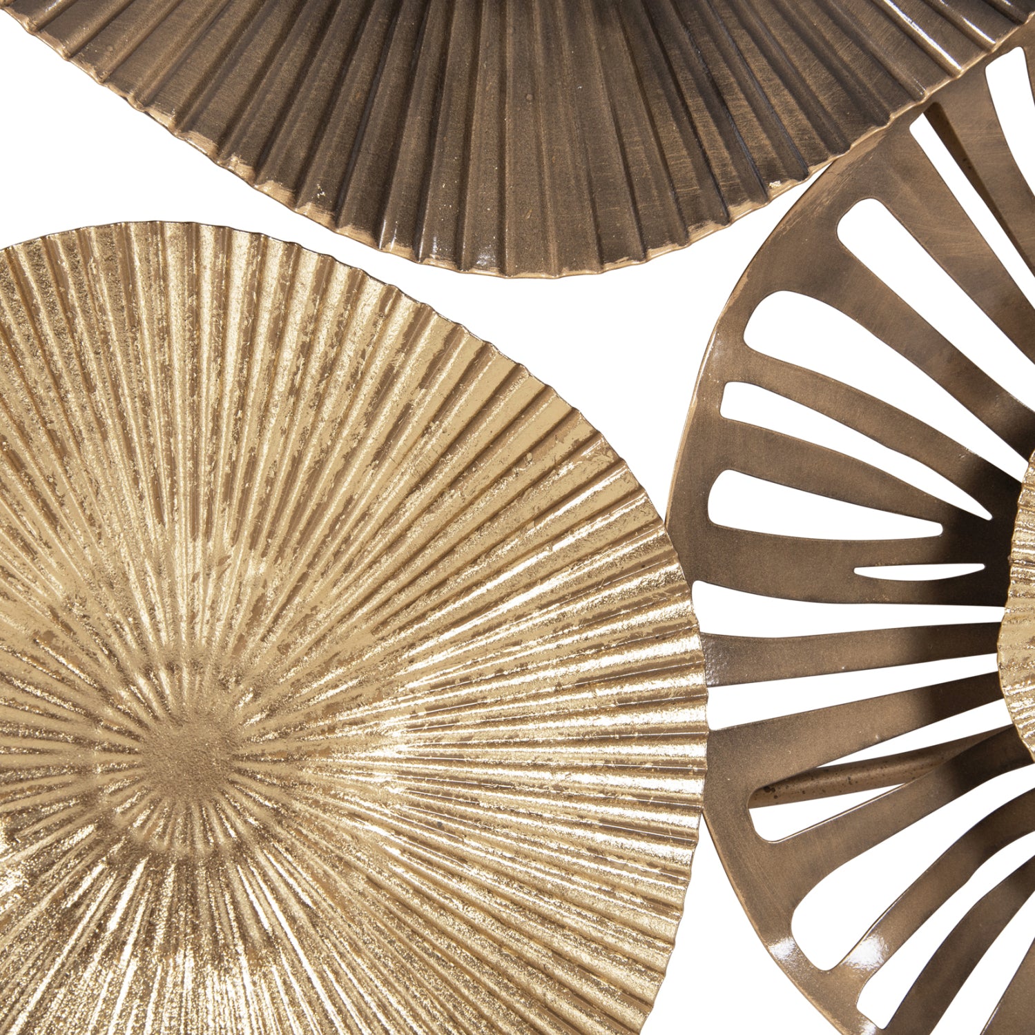 Метална стенна декорация в земни цветове 83x48см.