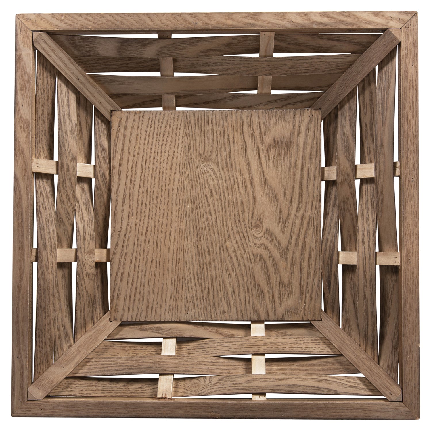 Поднос цвят тъмен натурал 36x36x6