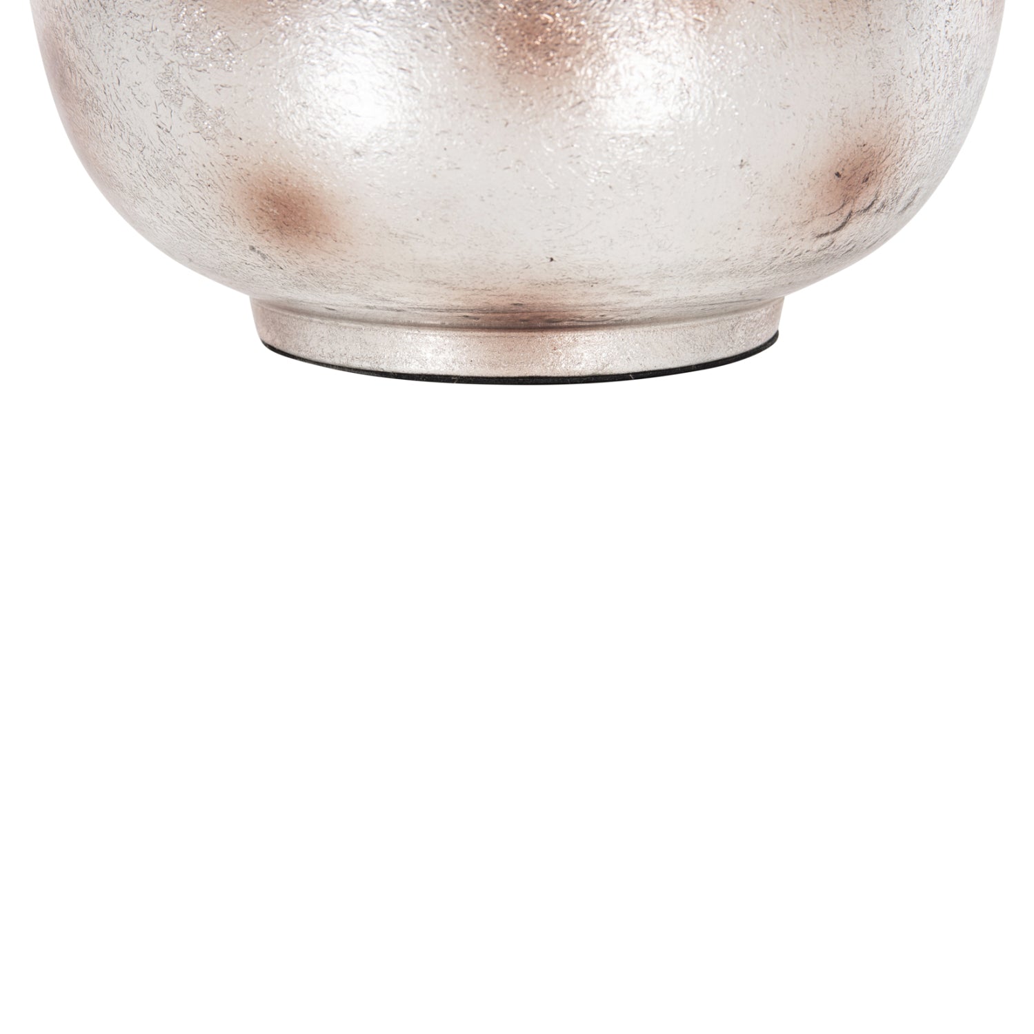 Декоративна настолна декоративна ваза  метална, синьо-въгленово-сребърна φ21x37.5h