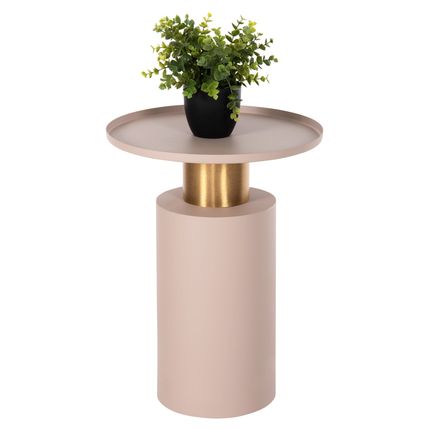 Странична маса PUNJAB цвят екрю бронз Ф36x47см