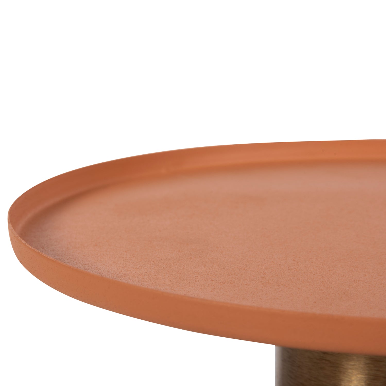 Помощна маса PUNJAB оранжев цвят Φ36x47см