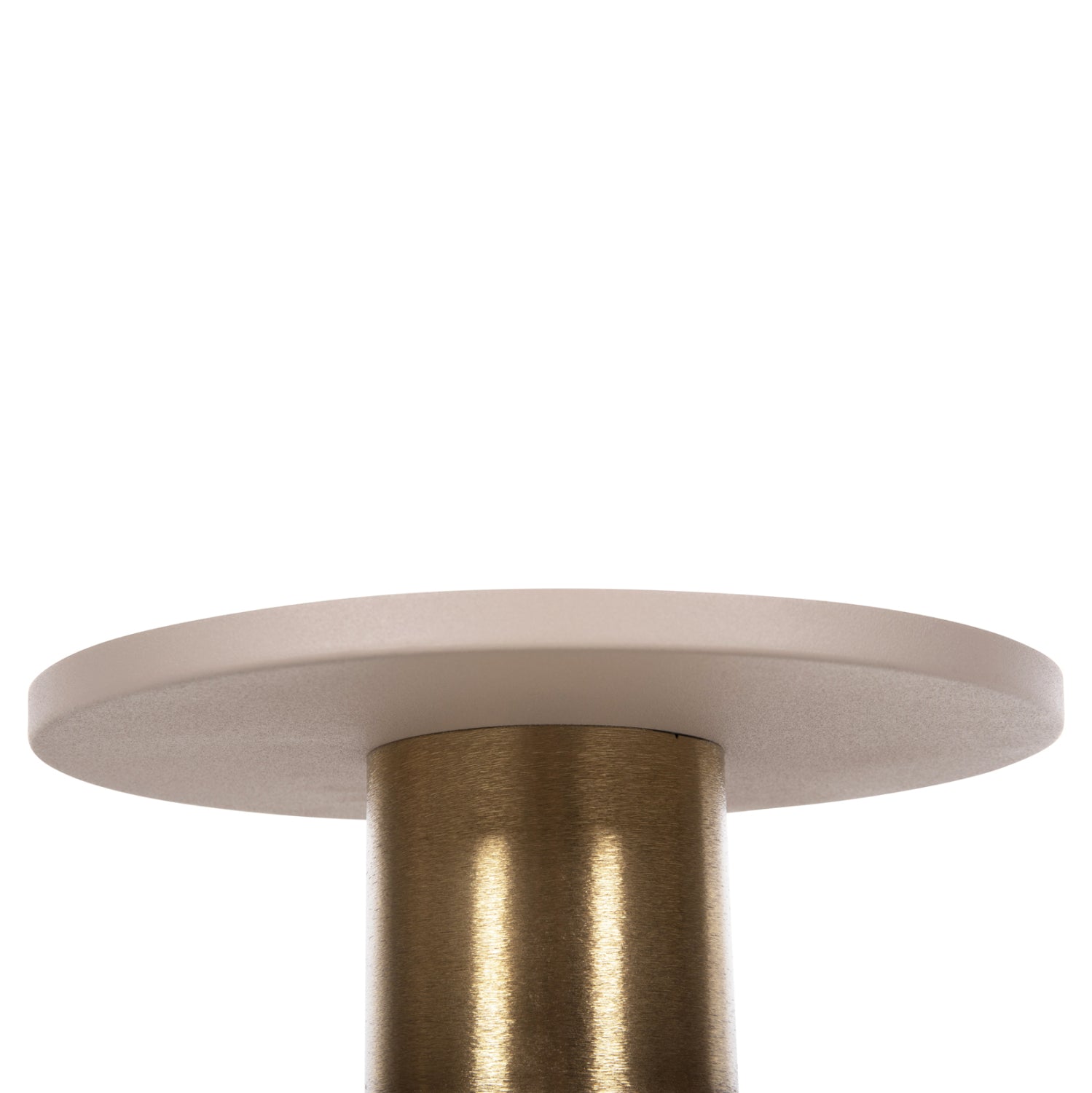 Странична маса  PUNJAB екрю-бронз цвят Ф30,5x42см