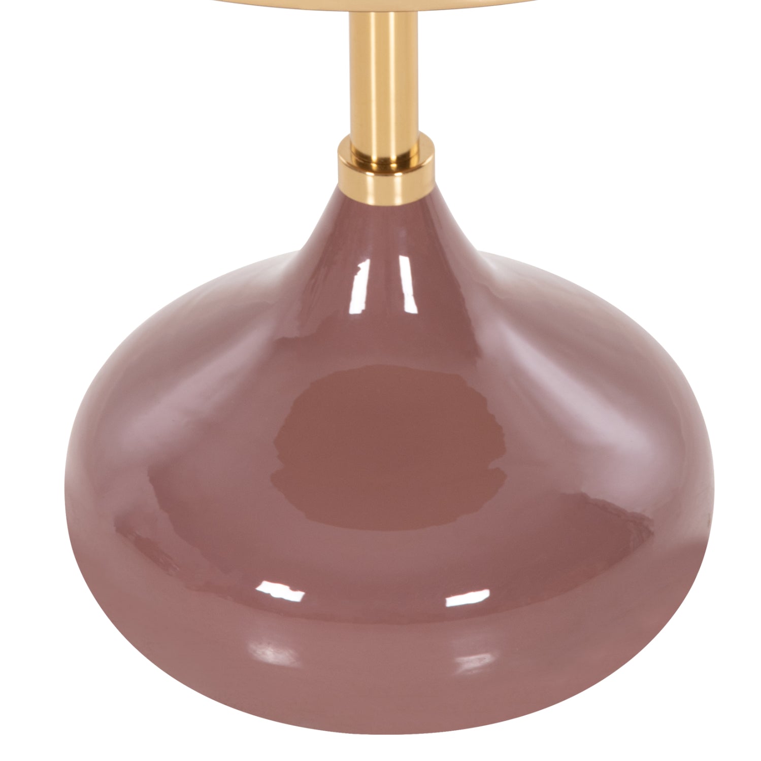 Странична маса  UTRI  бежов-сьомга цвят Φ46x46.5см