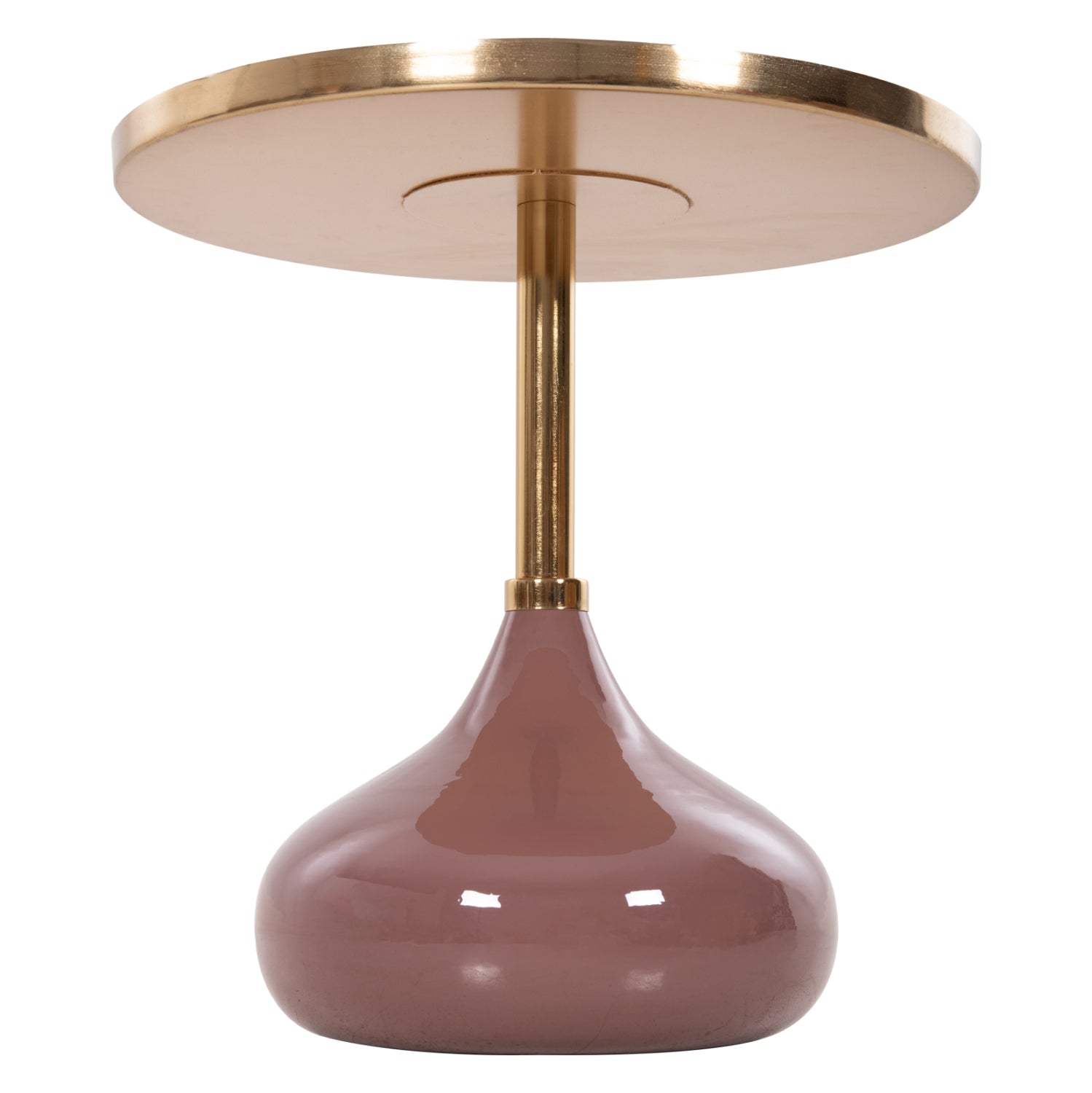 Странична маса  UTRI  бежов-сьомга цвят Φ46x46.5см