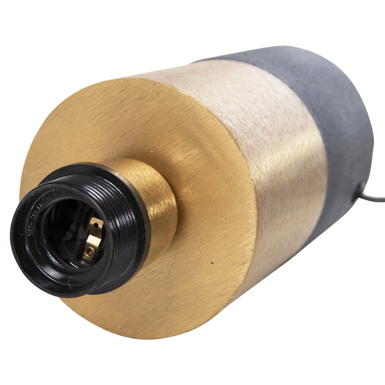 Настолна лампа PUNE  тъмно син -златист цвят  Φ20.5x32.5см