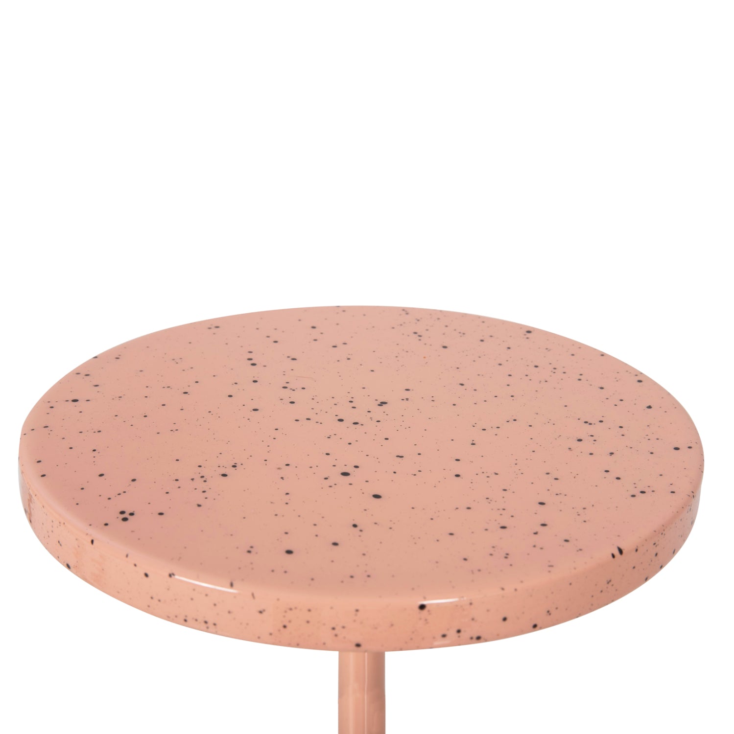 Помощната маса  BOMBAY цвят сьомга  Φ25.5x51см