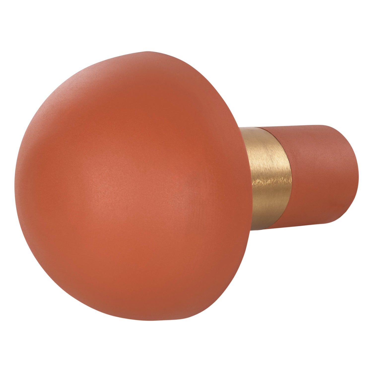 Настолна лампа PUNE оранжев-златист цвят Φ31x44H см