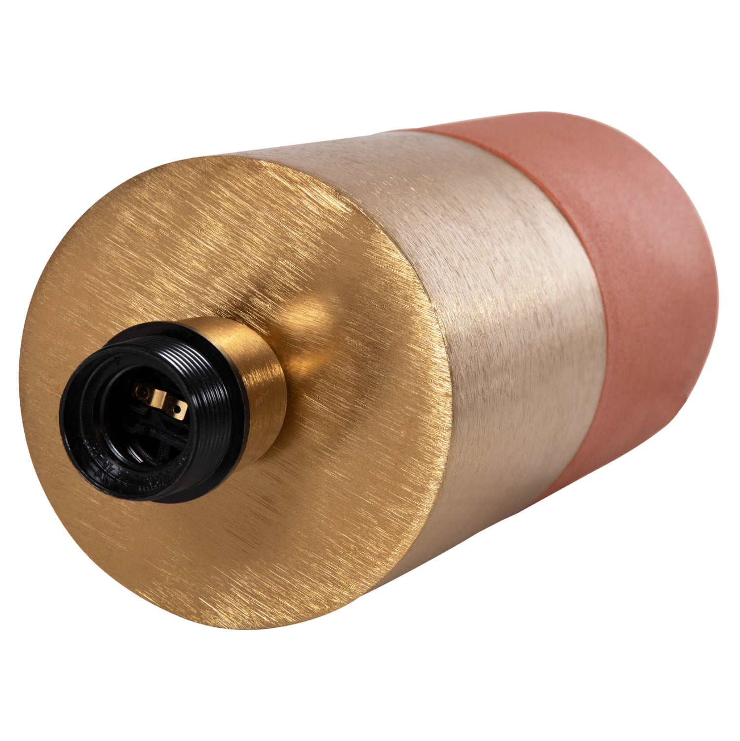 Настолна лампа PUNE оранжев-златист цвят Φ31x44H см