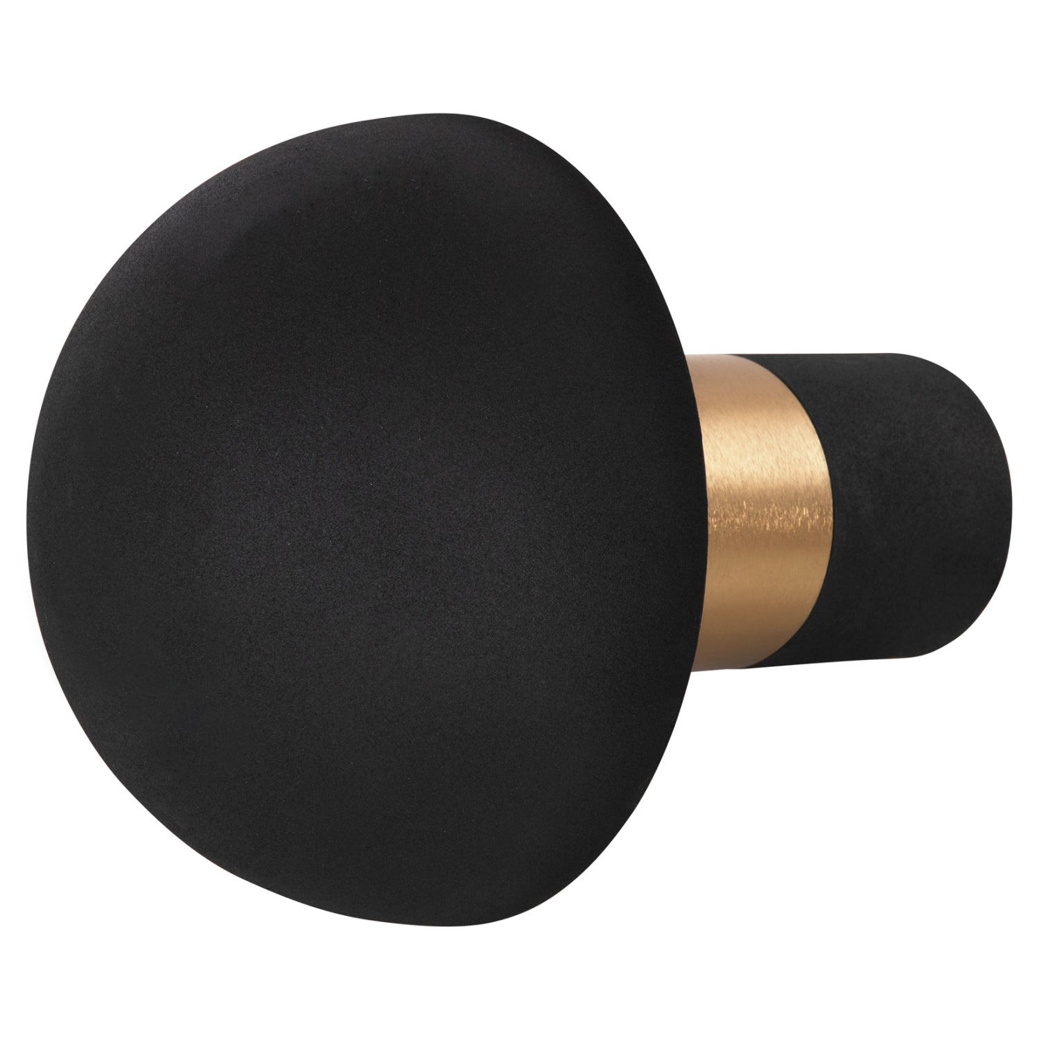 Настолна лампа  PUNE метал в черно злато φ31x41.5h см.