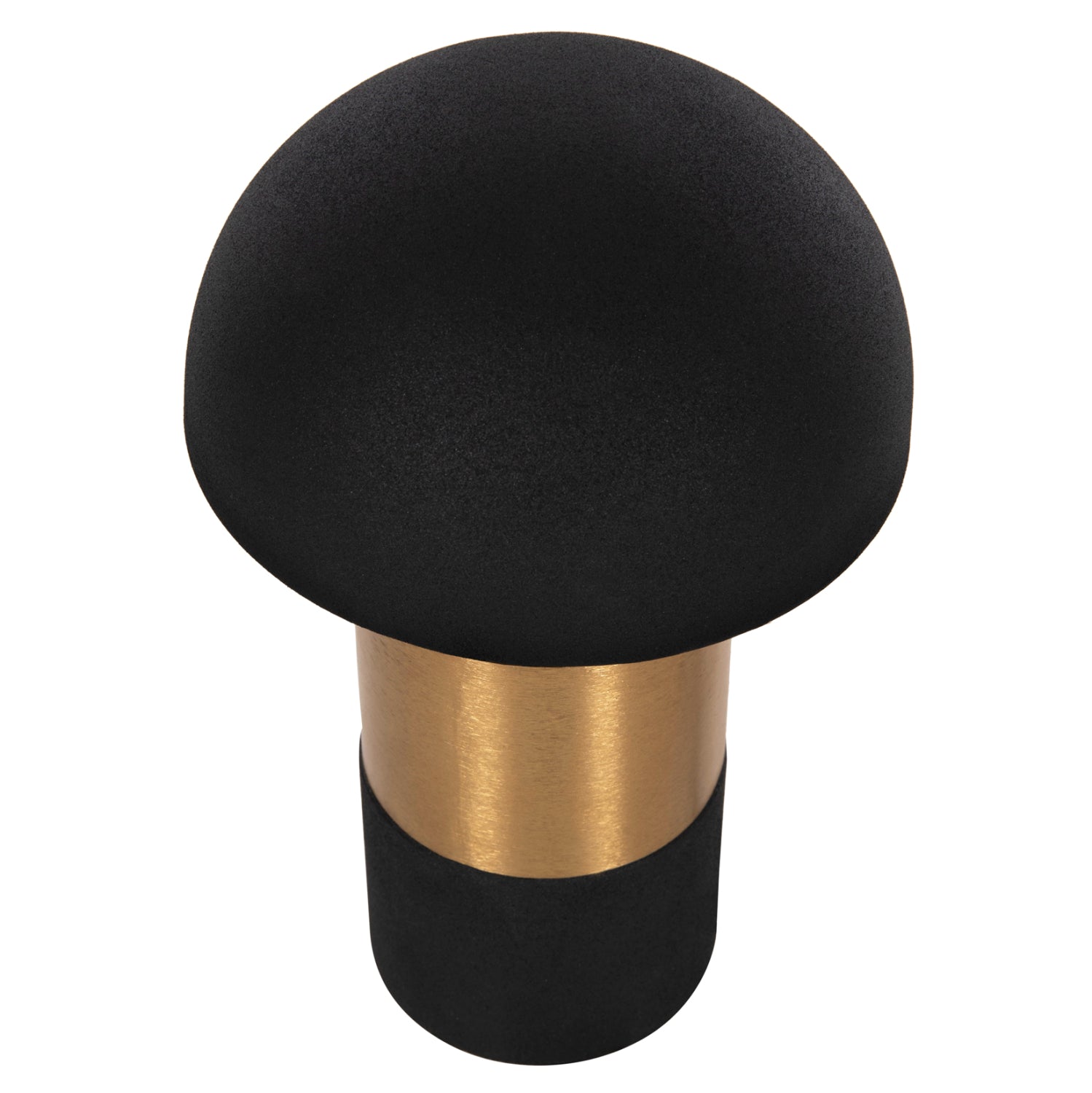 Настолна лампа Pune черен-златист цвят ф18x28h см