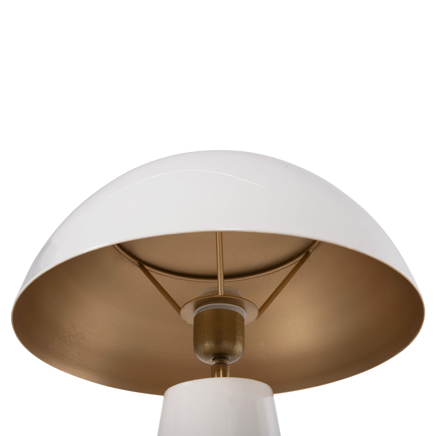 Настолна лампа SMUSH бял цвят Φ32.5x69см