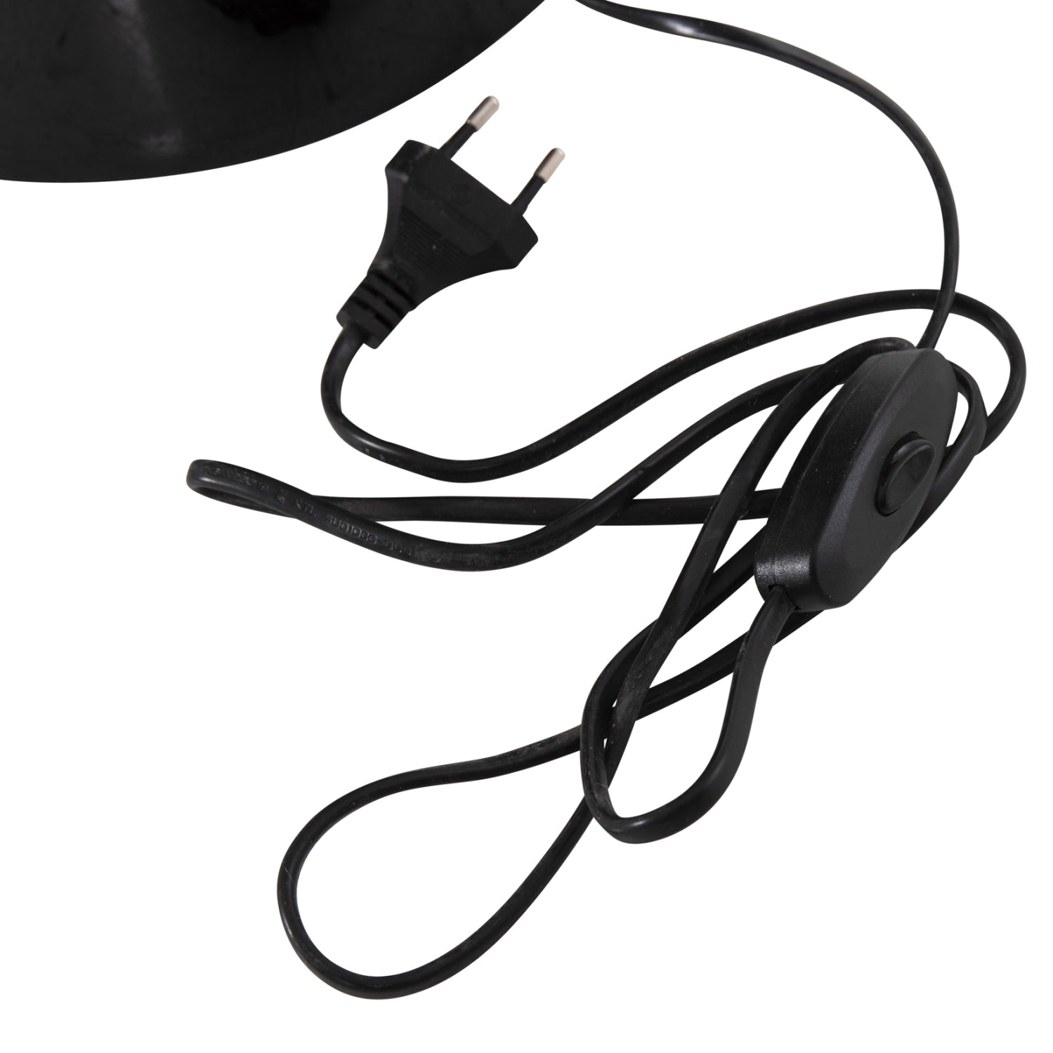 Настолна лампа  SMUSH  черен цвят Ф32.5x69см