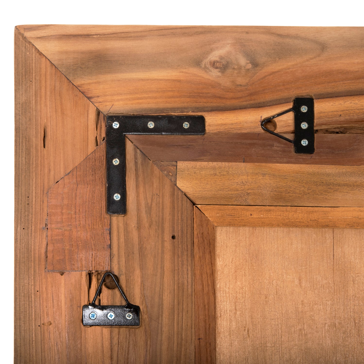 Огледало  YORKSHIRE -натурал тиково дърво 80x130см.