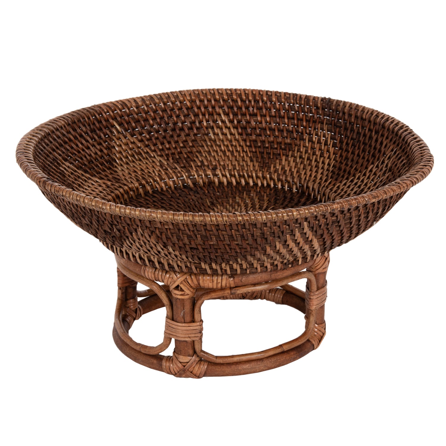 Дървена купа натурал Φ35x18