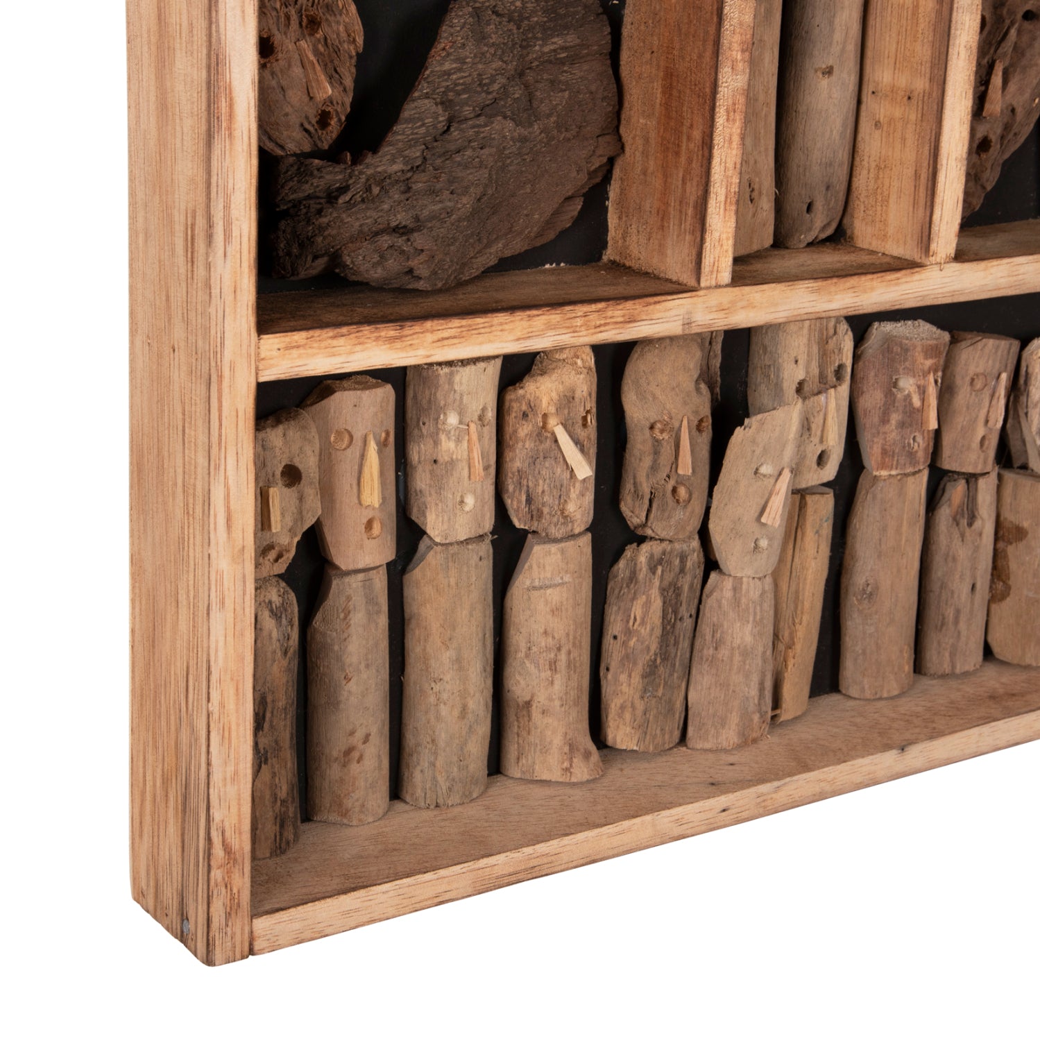 Декоративна стена MYST  фигури  60х80 -натурал