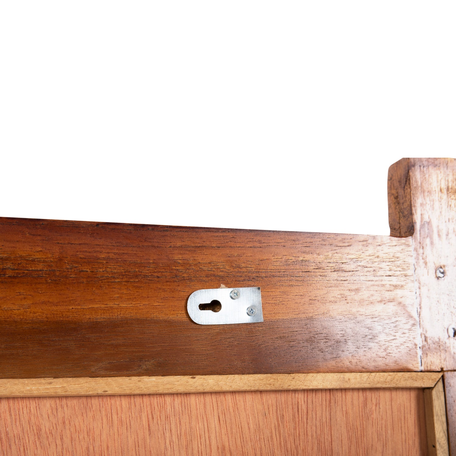 Огледало натурал  тиково дърво 70x100см.